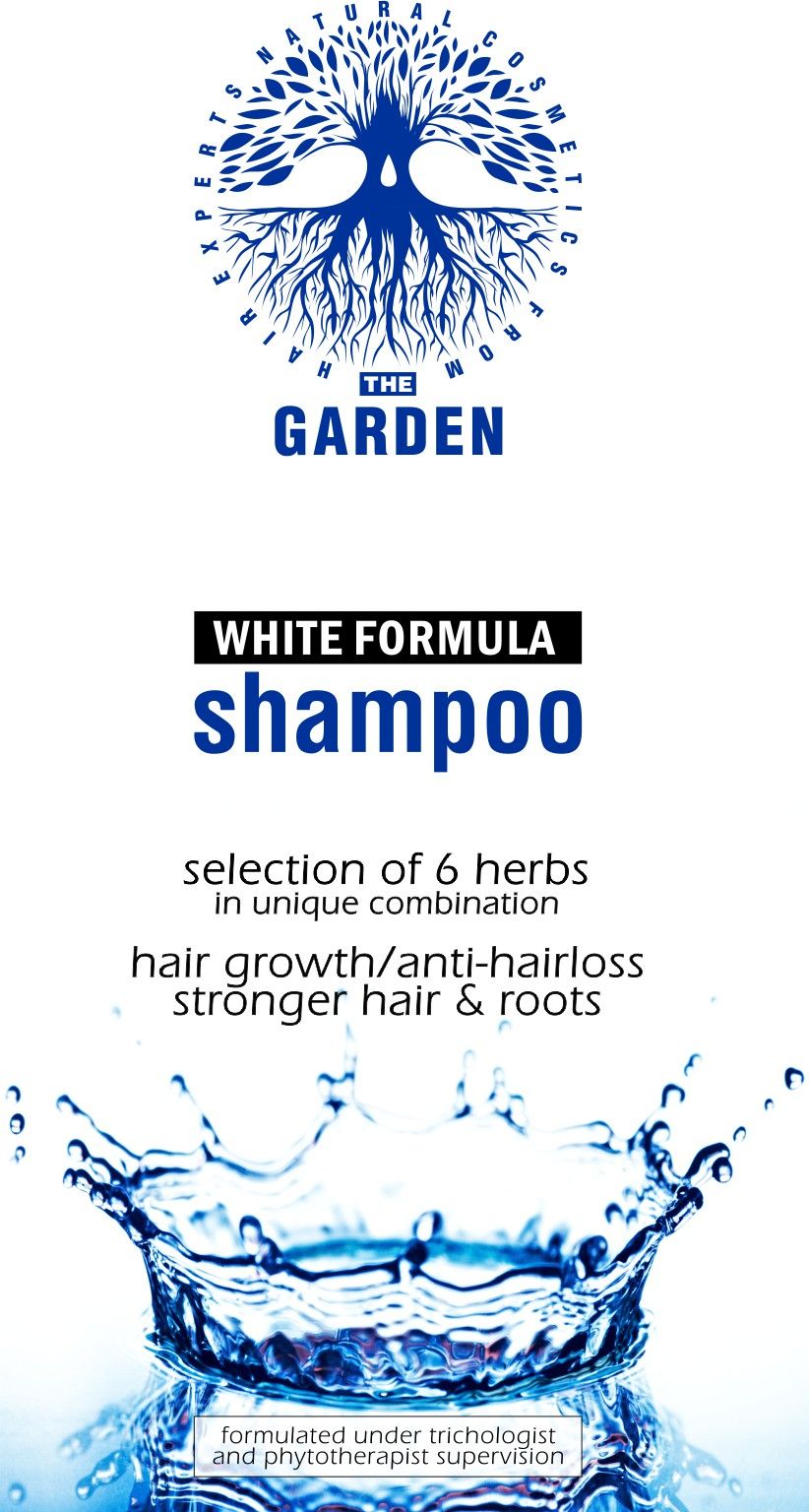 The GARDEN white formula shampoo