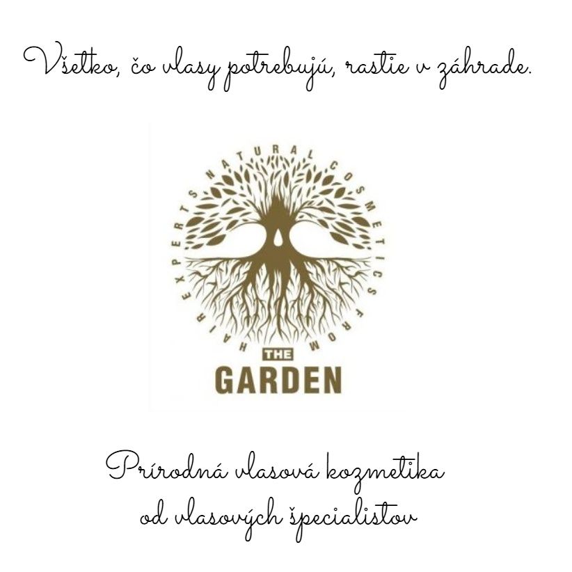 The Garden logo a text